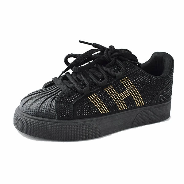 Espadrille ballerine pour femme 270-8 noir miniature